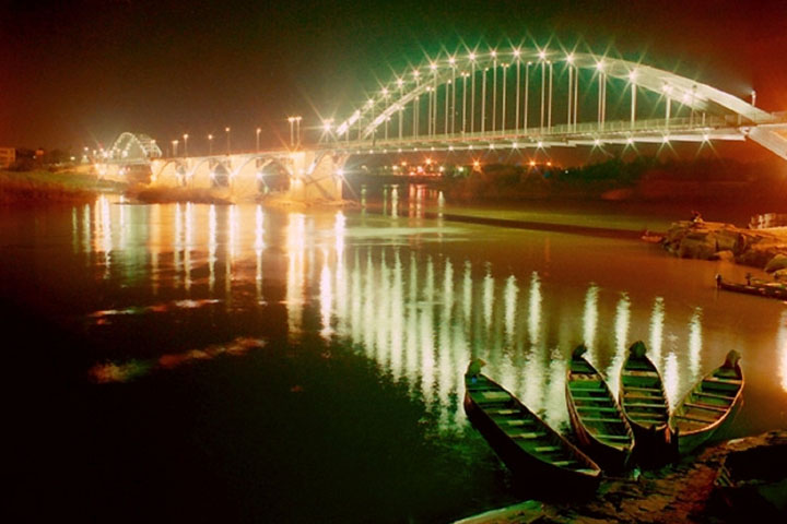 پل معلق خوزستان که شهرت جهانی دارد