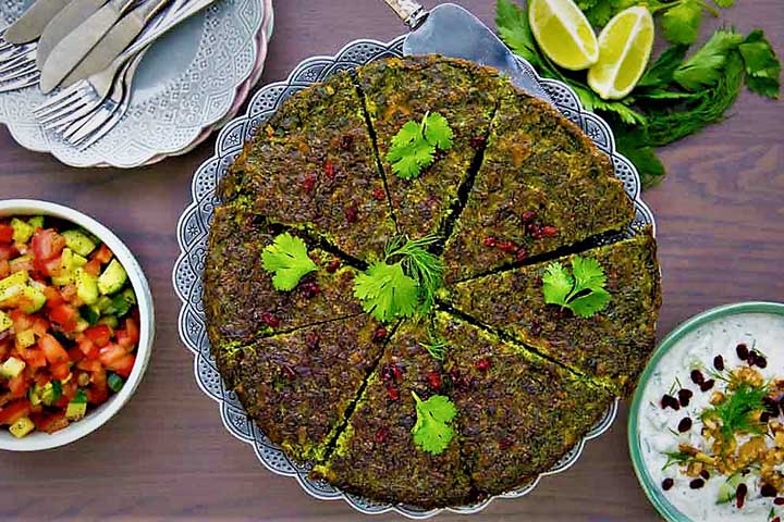 کوکو پاغازه | غذاهای کرمانشاه
