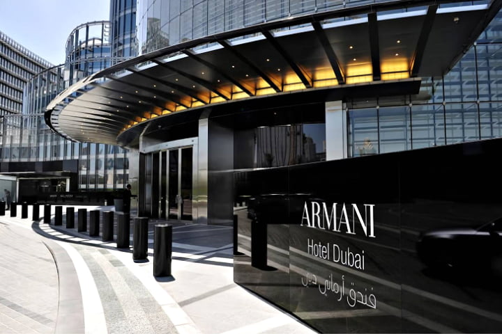 هتل آرمانیArmani Hotel؛  یکی از بهترین هتل های واقع در خیابان شیخ زاید دبی